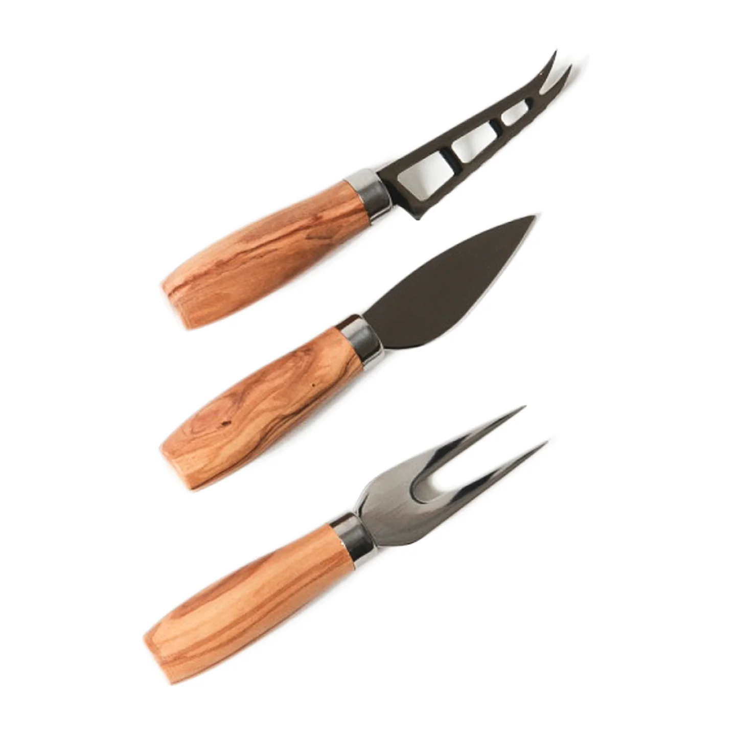 Berard Cheese Knife Set with Olivewood Handle / Set of 3 - Image 5