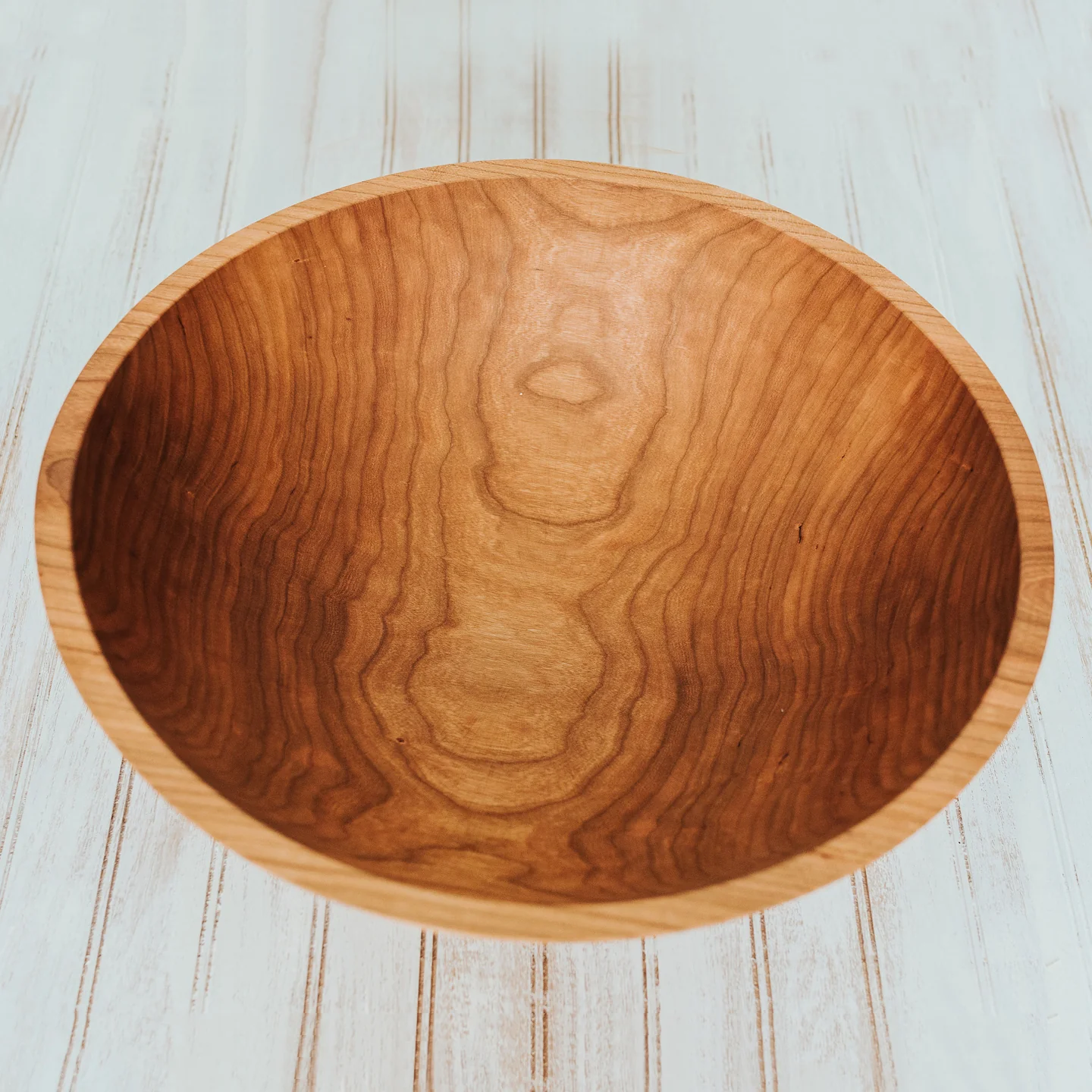 Cherry Wood Salad Bowl - Image 5