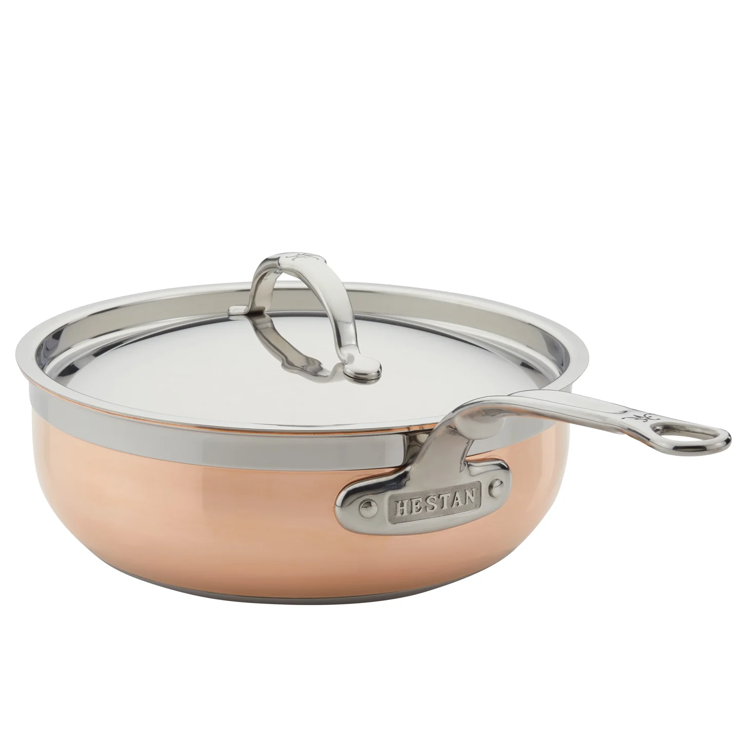 Hestan CopperBond Induction Copper Essential Pan with Lid - Image 3