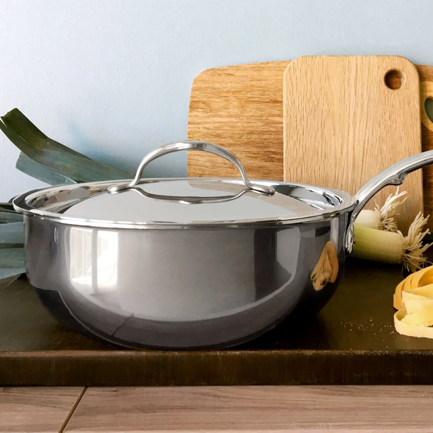 Hestan NanoBond Titanium Essential Pan with Lid - Image 4