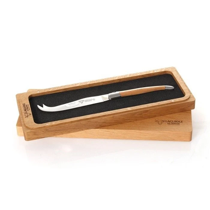 Laguiole en Aubrac Fork-Tipped Cheese Knife / Juniper
