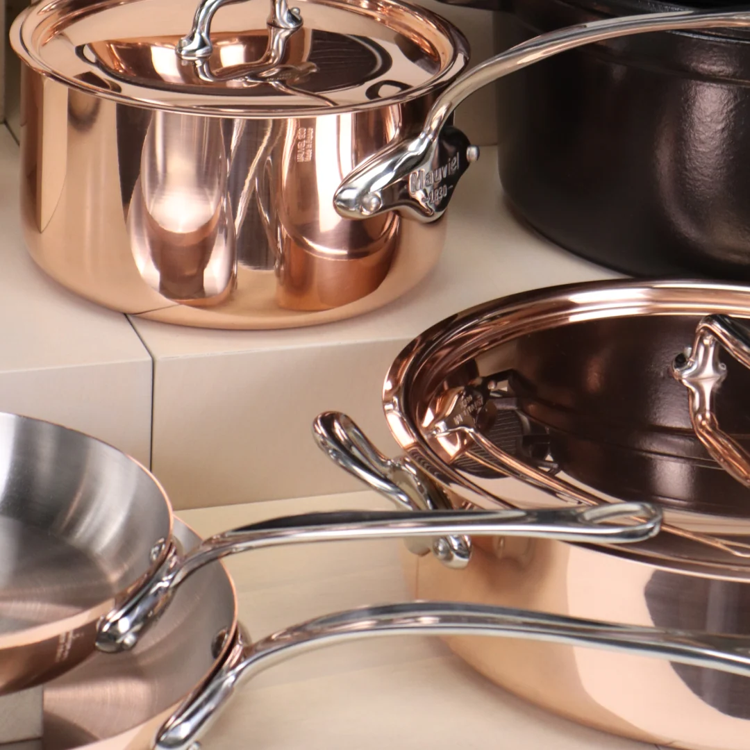 Mauviel M'150S Saute Casserole with Copper Lid - Image 2