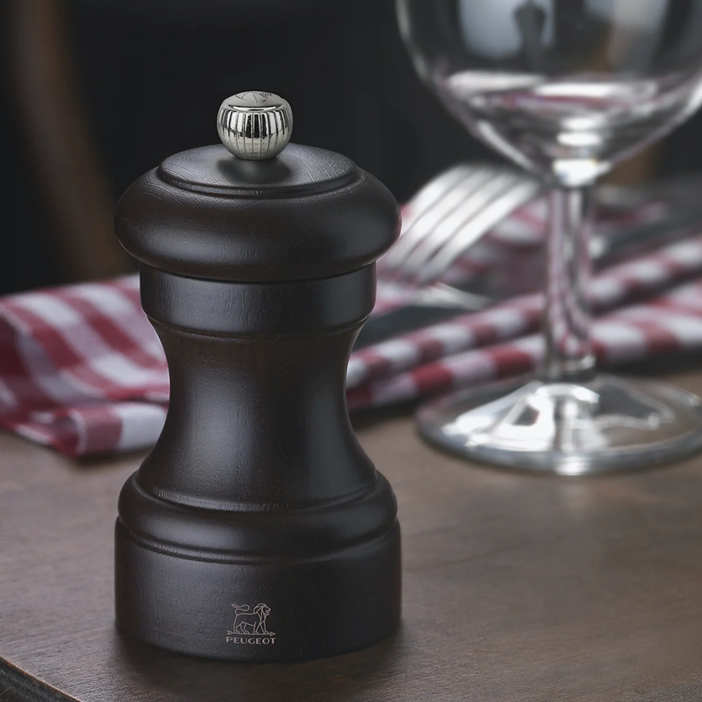 Peugeot Bistro Zirlion Salt & Pepper Mill Set (New Model) / Chocolate & Natural - Image 2