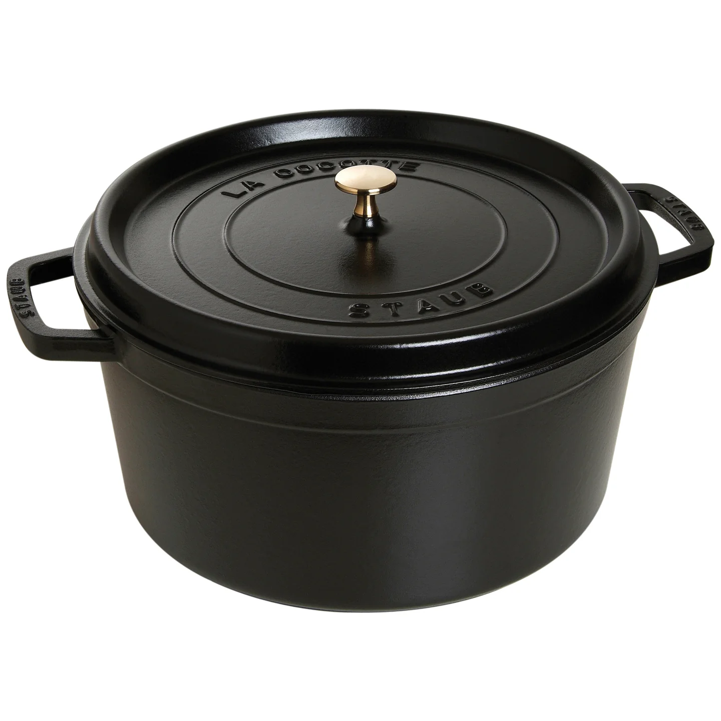 Staub Round Cocotte / Black - Image 16