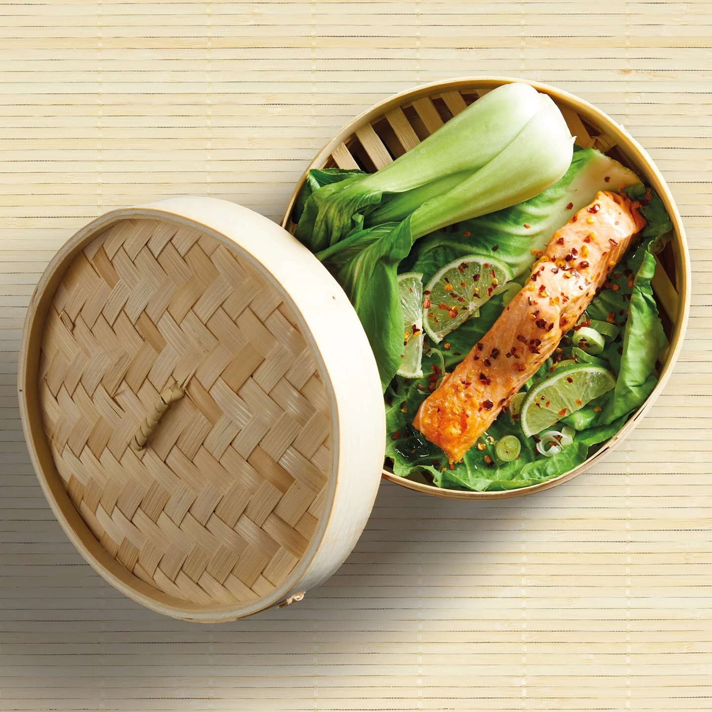 KitchenCraft Two-Tier Bamboo Steamer Basket - Image 4